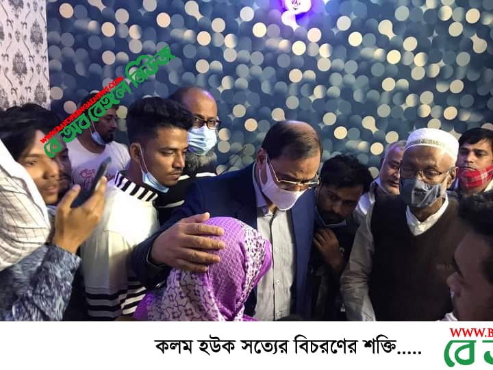 নিহত ছাত্রলীগ নেতা রোহিতের পরিবারকে দেখতে গেলেন আ জ ম নাছির